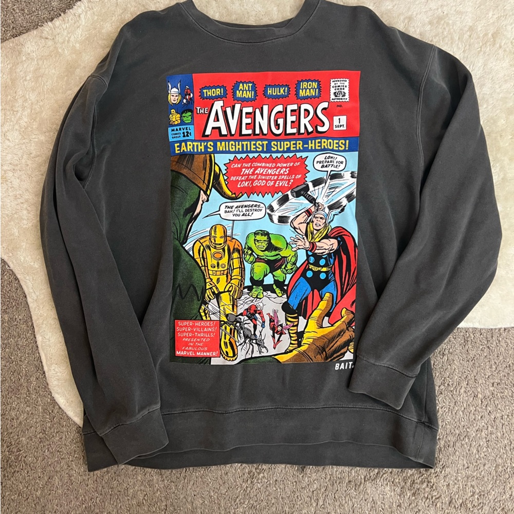 BAIT x MARVEL collab sweatshirt THOR comics